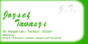 jozsef tavaszi business card